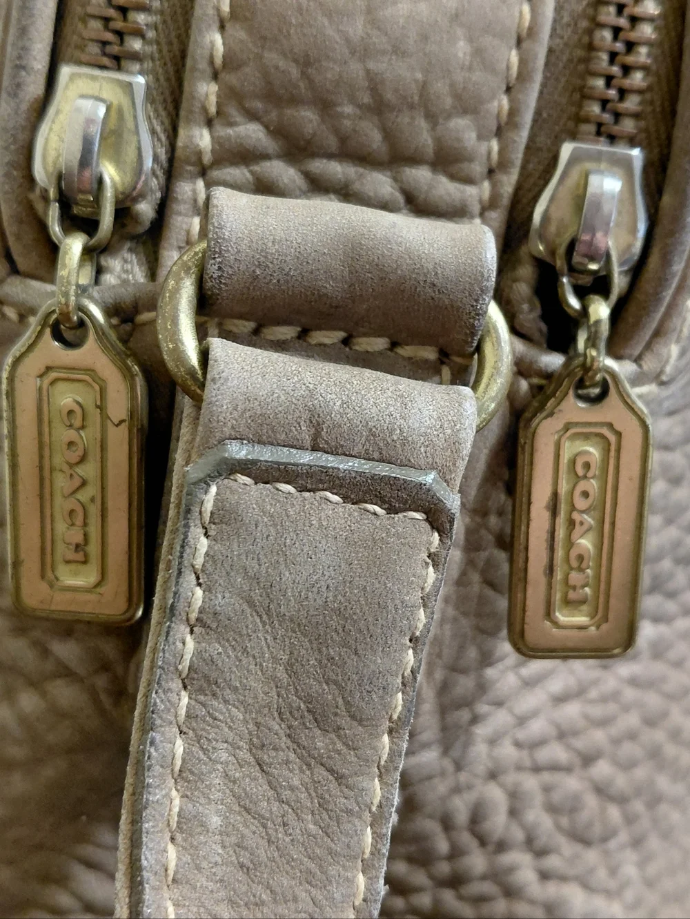 Coach Vintage Sonoma Double Zip Shoulder Bag, Style number 4941. - Picture 5 of 11